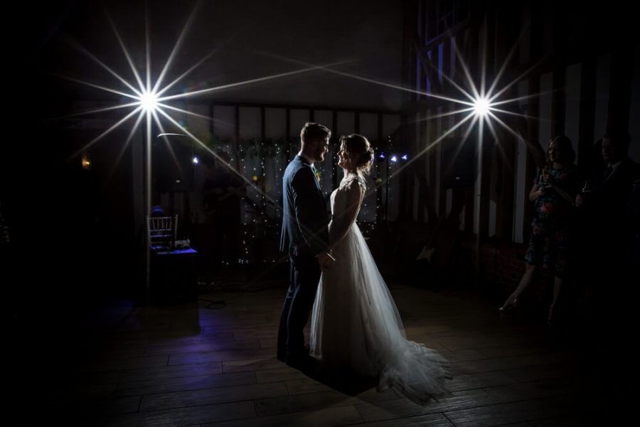 5 bridal groom first dance photographer milling barn hertfordshire john fox wedding photography